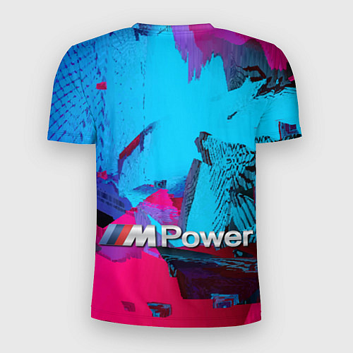 Мужская спорт-футболка BMW M Power - extreme / 3D-принт – фото 2