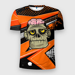Мужская спорт-футболка Зомби с мозгами