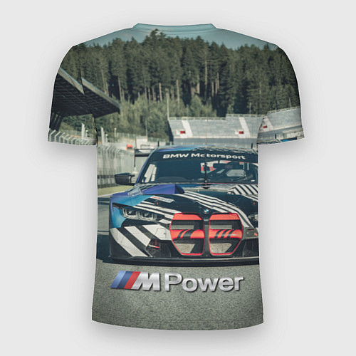 Мужская спорт-футболка BMW M Power - Motorsport - Racing team / 3D-принт – фото 2