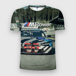Мужская спорт-футболка BMW M Power - Motorsport - Racing team