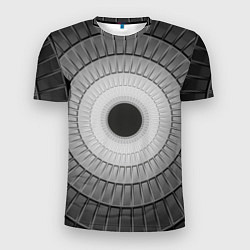 Мужская спорт-футболка Абстрактная спираль