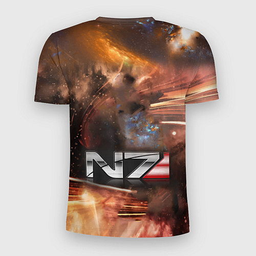 Мужская спорт-футболка Mass Effect N7 - Jane Shepard / 3D-принт – фото 2