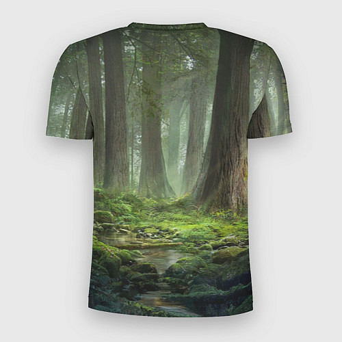 Мужская спорт-футболка Мудрое Таинственное Дерево / 3D-принт – фото 2