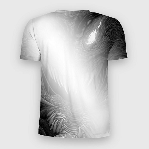 Мужская спорт-футболка Free Fire glitch на светлом фоне: надпись, символ / 3D-принт – фото 2