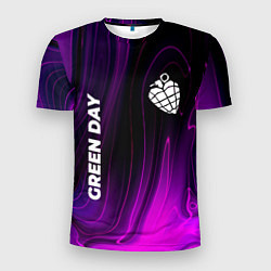 Футболка спортивная мужская Green Day violet plasma, цвет: 3D-принт