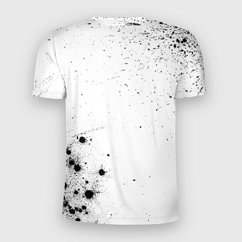 Мужская спорт-футболка Breaking Benjamin и рок символ на светлом фоне / 3D-принт – фото 2
