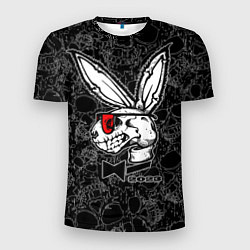 Мужская спорт-футболка Playboy Skull - Rabbit 2023