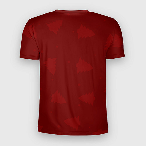 Мужская спорт-футболка Санта - Хо-хо-хо / 3D-принт – фото 2
