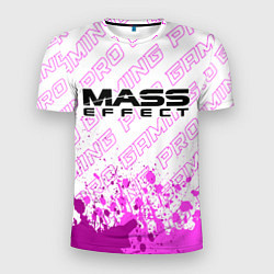 Мужская спорт-футболка Mass Effect pro gaming: символ сверху