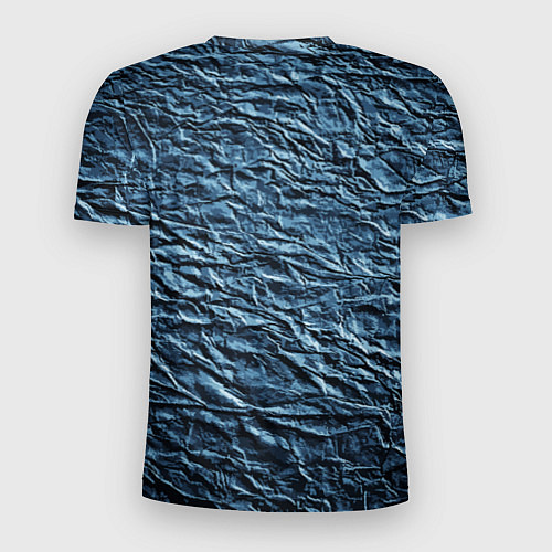 Мужская спорт-футболка Текстура мятой цветной бумаги / 3D-принт – фото 2