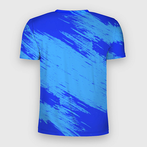 Мужская спорт-футболка Радужные друзья: веселый Синий / 3D-принт – фото 2