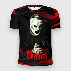 Мужская спорт-футболка Slipknot black & red