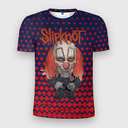 Футболка спортивная мужская Slipknot clown, цвет: 3D-принт