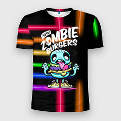Мужская спорт-футболка Zombie burgers - Pop Art