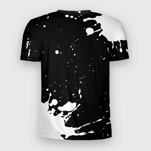 Мужская спорт-футболка Maneskin и рок символ на темном фоне / 3D-принт – фото 2