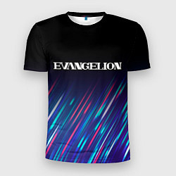 Футболка спортивная мужская Evangelion stream, цвет: 3D-принт