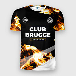 Мужская спорт-футболка Club Brugge legendary sport fire