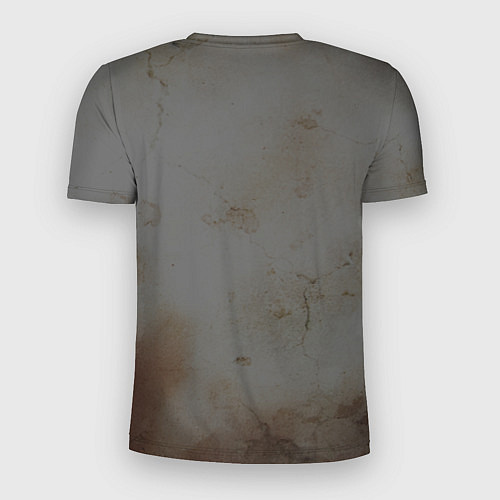Мужская спорт-футболка Corrosion - рыжая ржавчина / 3D-принт – фото 2