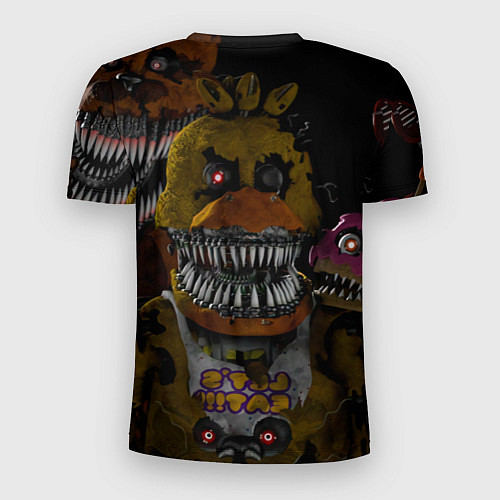 Мужская спорт-футболка Кошмарная Чика / 3D-принт – фото 2