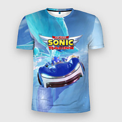 Мужская спорт-футболка Team Sonic racing - hedgehog - speed
