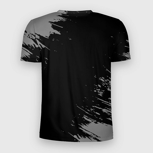 Мужская спорт-футболка Флорист с очень большой буквы на темном фоне / 3D-принт – фото 2