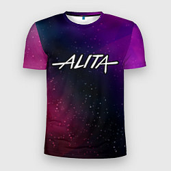 Мужская спорт-футболка Alita gradient space