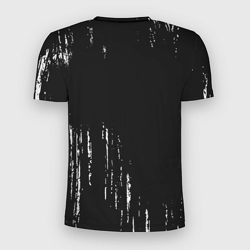 Мужская спорт-футболка Free Fire glitch на темном фоне: надпись, символ / 3D-принт – фото 2
