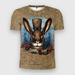 Мужская спорт-футболка Ретро кролик