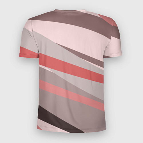 Мужская спорт-футболка Розовый берег / 3D-принт – фото 2