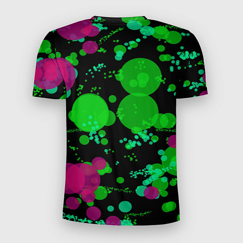 Мужская спорт-футболка Токсичные пузыри / 3D-принт – фото 2