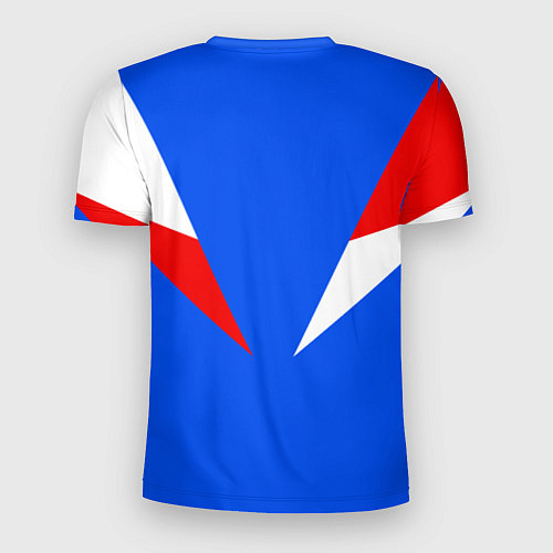 Мужская спорт-футболка FIRM с расцветкой триколор / 3D-принт – фото 2
