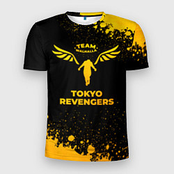 Футболка спортивная мужская Tokyo Revengers - gold gradient, цвет: 3D-принт