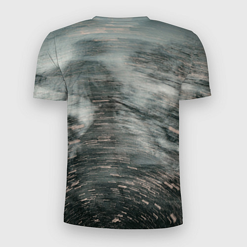 Мужская спорт-футболка Абстрактная закрученная тьма и туман / 3D-принт – фото 2