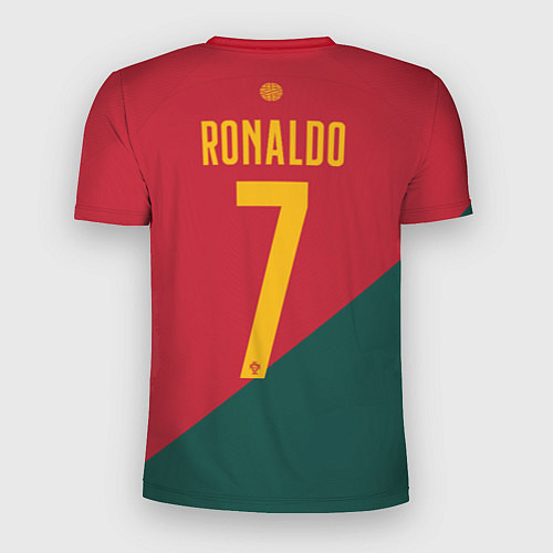 Мужская спорт-футболка Роналду ЧМ 2022 сборная Португалии / 3D-принт – фото 2