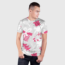 Футболка спортивная мужская Rabbit year, цвет: 3D-принт — фото 2