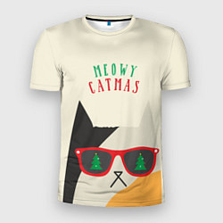 Мужская спорт-футболка Meowy catwas