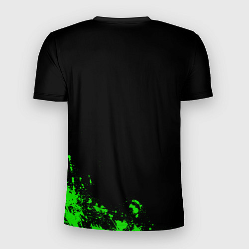 Мужская спорт-футболка Razer брызги / 3D-принт – фото 2