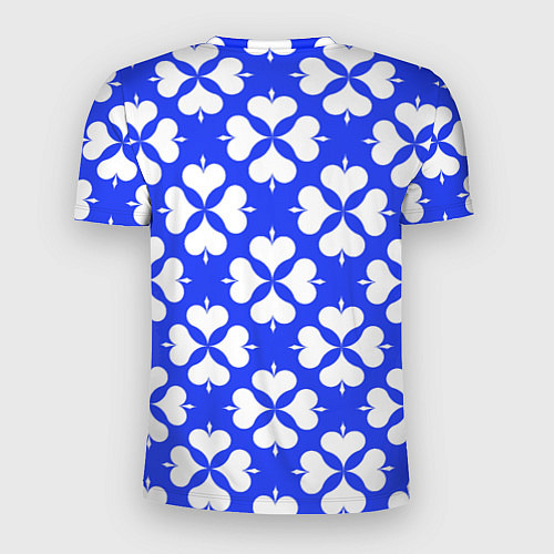 Мужская спорт-футболка Четырехлистный клевер синий / 3D-принт – фото 2