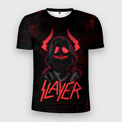 Мужская спорт-футболка Slayer - рок 80-х