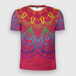Мужская спорт-футболка Viva magenta mandala