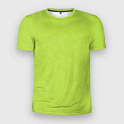Футболка спортивная мужская Текстурированный ярко зеленый салатовый, цвет: 3D-принт