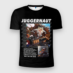 Мужская спорт-футболка Juggernaut надписи