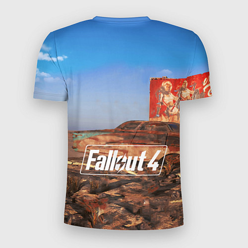 Мужская спорт-футболка Fallout 4 Power Armor x-01 / 3D-принт – фото 2