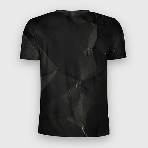 Мужская спорт-футболка Эффект мятой бумаги / 3D-принт – фото 2