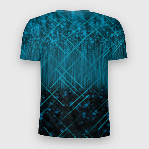 Мужская спорт-футболка Темно фиолетовые пузыри / 3D-принт – фото 2