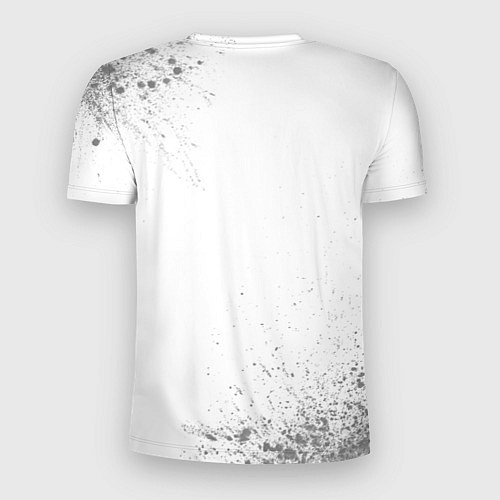 Мужская спорт-футболка Каратист с очень большой буквы на светлом фоне / 3D-принт – фото 2