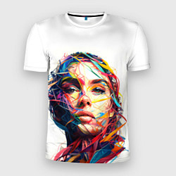 Мужская спорт-футболка Взгляд на исскуство