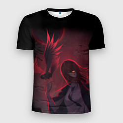 Футболка спортивная мужская Макима и вороны, цвет: 3D-принт