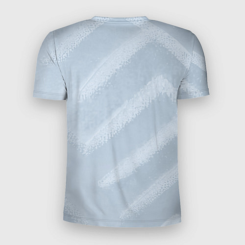 Мужская спорт-футболка Снежный узор / 3D-принт – фото 2