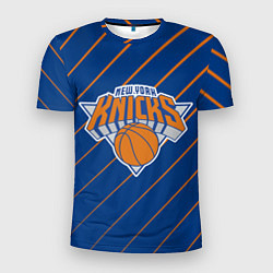 Футболка спортивная мужская Нью-Йорк Никс - НБА, цвет: 3D-принт
